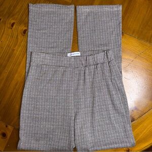 Urban Outfitters High Waisted Pleated Boot Cut Pant